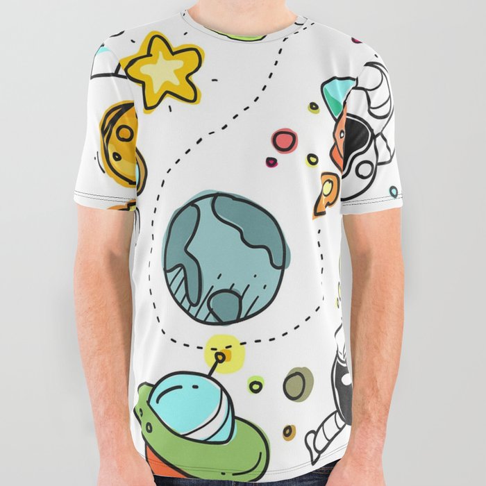 Space Camp All Over Graphic Tee