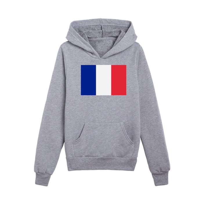 Flag of France - French Flag Kids Pullover Hoodie