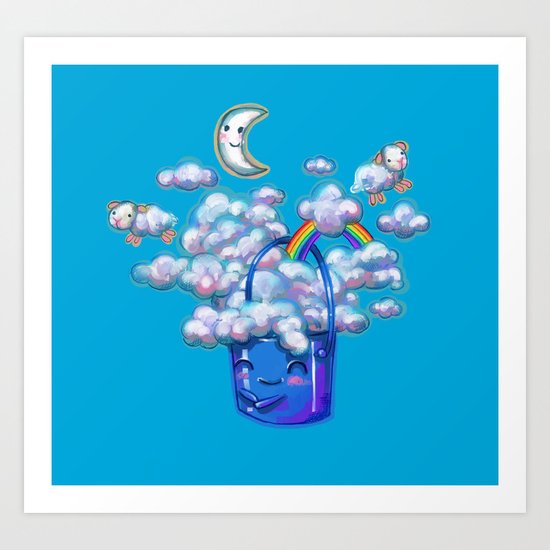 Bucket of Dreams Art Print