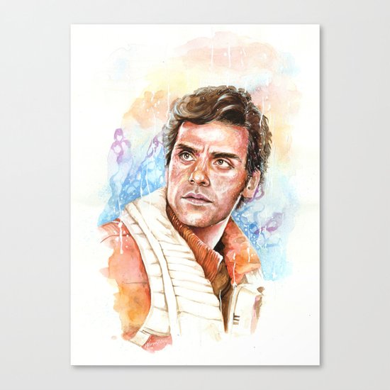 Poe Dameron Canvas Print