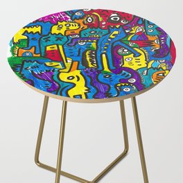Joyful and Colorful Graffiti Creatures Felt Pen on Paper Side Table