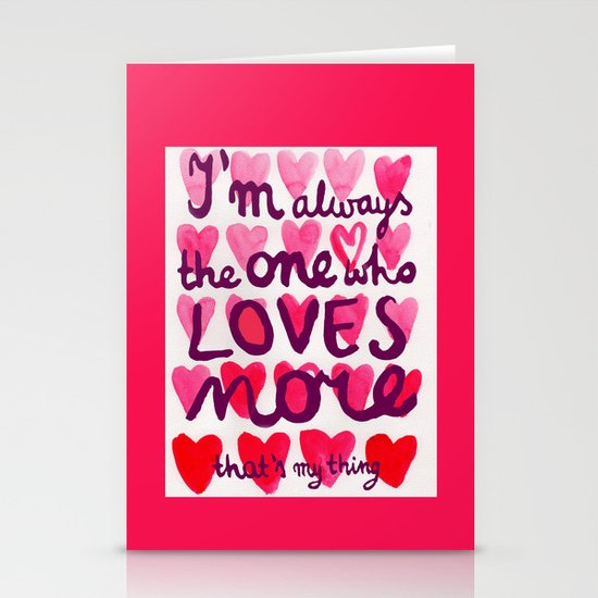 i'm always Stationery Cards
