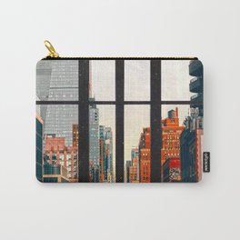 New York City Window #2-Surreal View Collage Carry-All Pouch