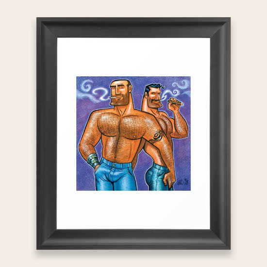 Grope Framed Art Print