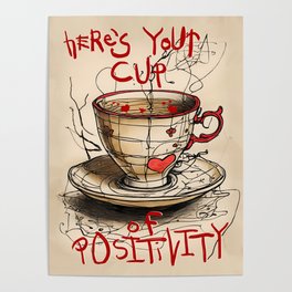 Cup of Positivity Poster