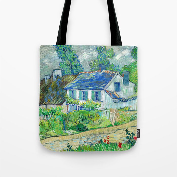 Houses at Auvers, 1890 by Vincent van Gogh Tote Bag