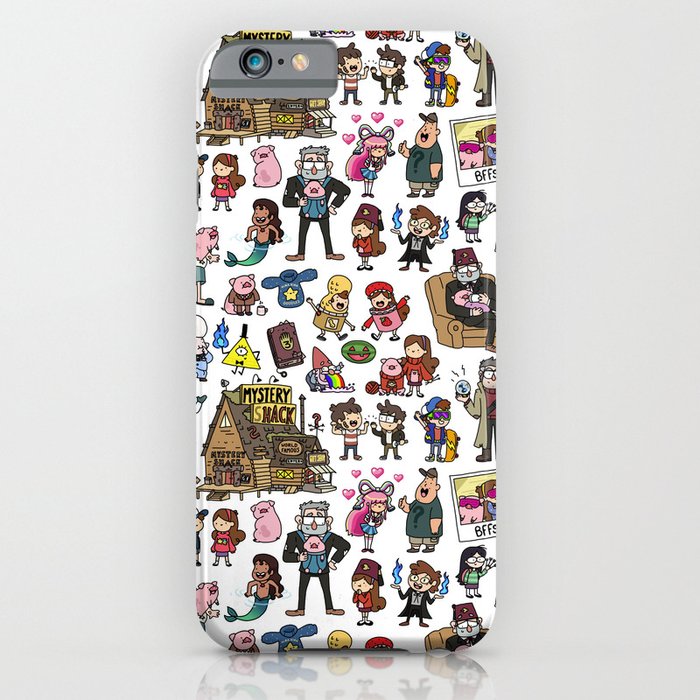 cute gravity falls doodle iphone case