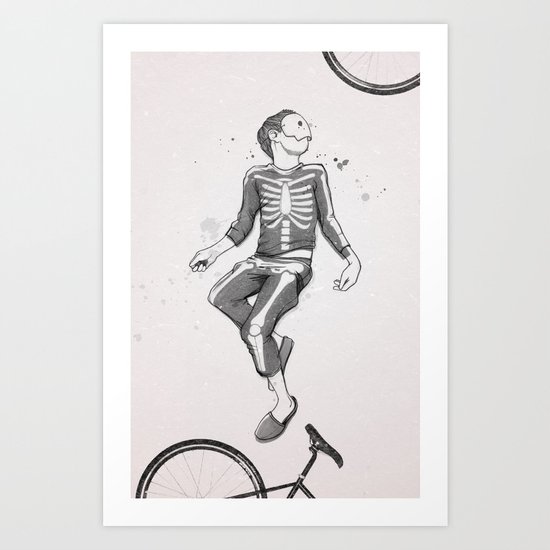 Wake up, dude... Art Print