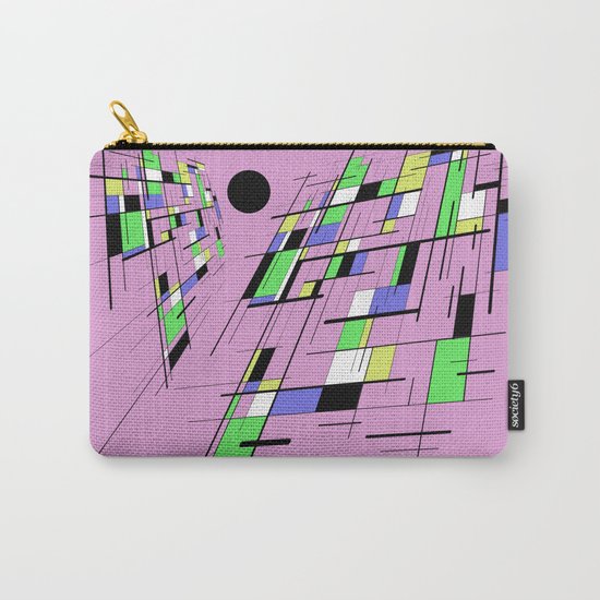 Bad perspective - Abstract, vector, geometric, 3D style artwork Carry-All Pouch