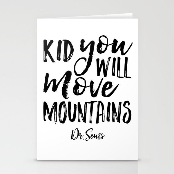 Kid You Ll Move Mountains Birthday Kids Room Decor Kids Gift