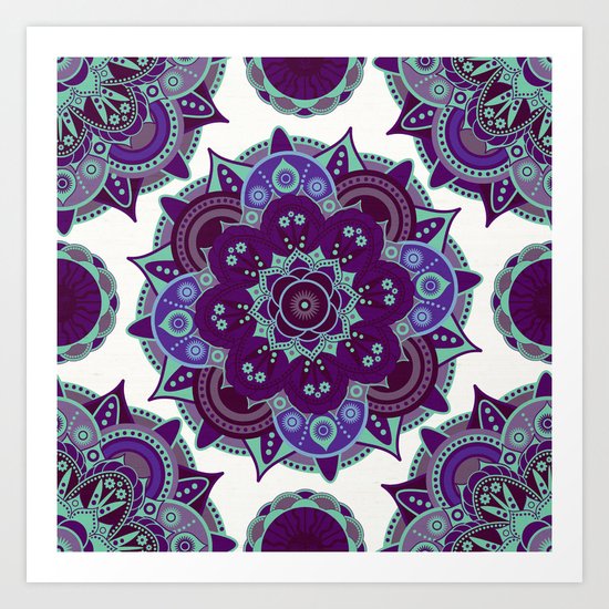 Third Eye Chakra Mandala Art Print