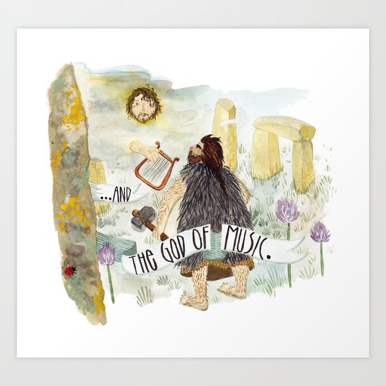 God of music Art Print