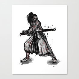 Bloody Samurai Canvas Print