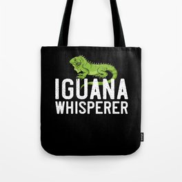 Green Iguana Lizard Cage Hunting Reptile Tote Bag