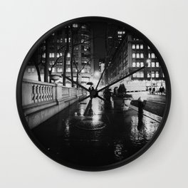 New York City Noir Wall Clock