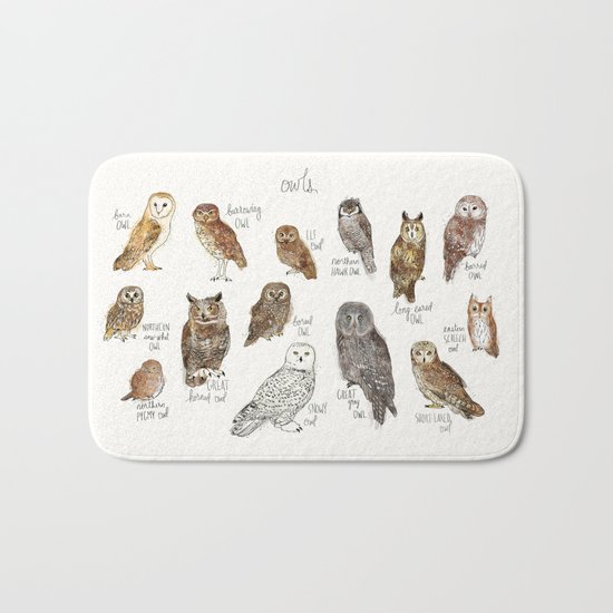 Owls Bath Mat
