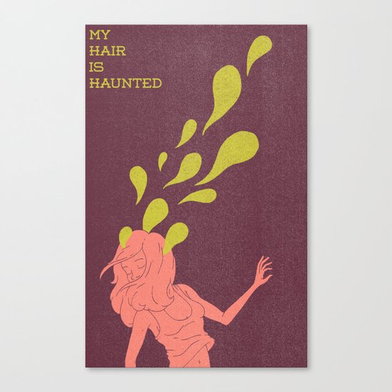 Haunted Hair Canvas Print