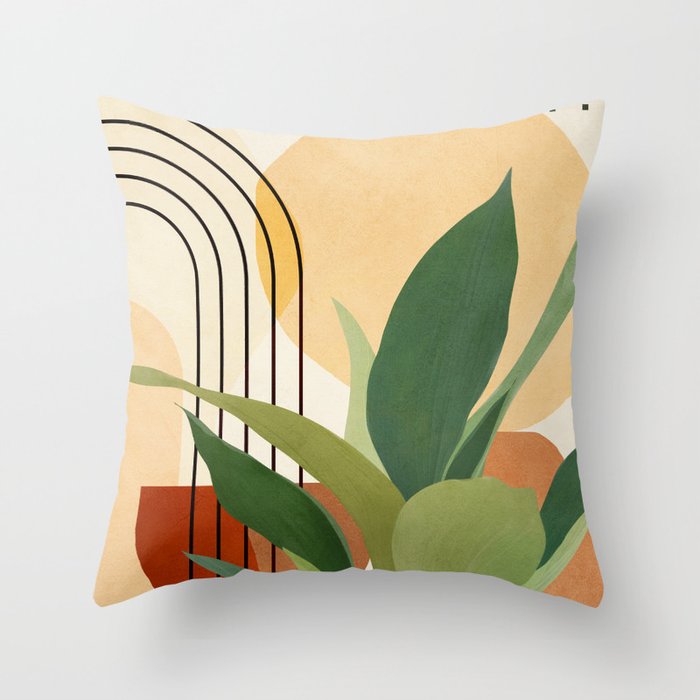 Plant Life Design 03 Throw Pillow