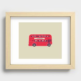 Double Decker - London Recessed Framed Print