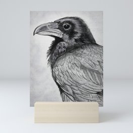 Corvus Corax (The Common Raven) Mini Art Print