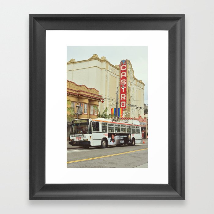 The Castro | Historic District in San Francisco | Travel Photography Framed Art Print
