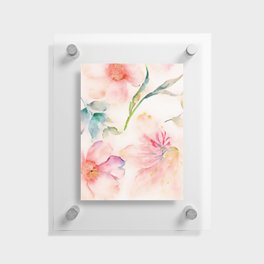 Vintage floral painting #1 Floating Acrylic Print