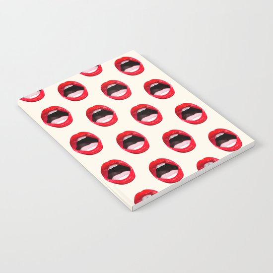 Red Lips Notebook