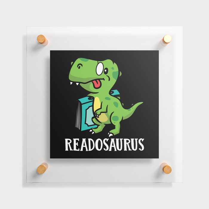 Cute Readosaurus Dinosaur Floating Acrylic Print