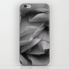 Black and white rose iPhone Skin