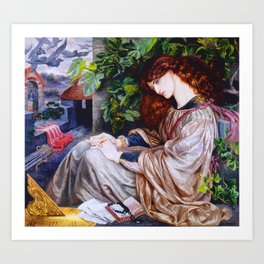 Dante Gabriel Rossetti "Pia de Tolomei" Art Print