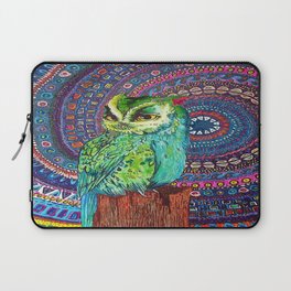 Ocean Owl of Swirls Laptop Sleeve