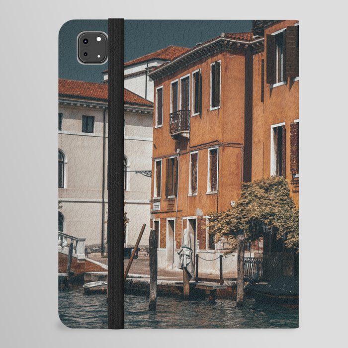 Venice Italy with gondola boats surrounded by beautiful architecture along the grand canal iPad Folio Case