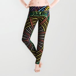 Sunrise In The Labyrinth Of Morning Leggings