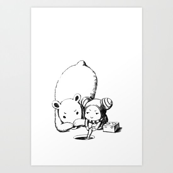 Fishing Art Print