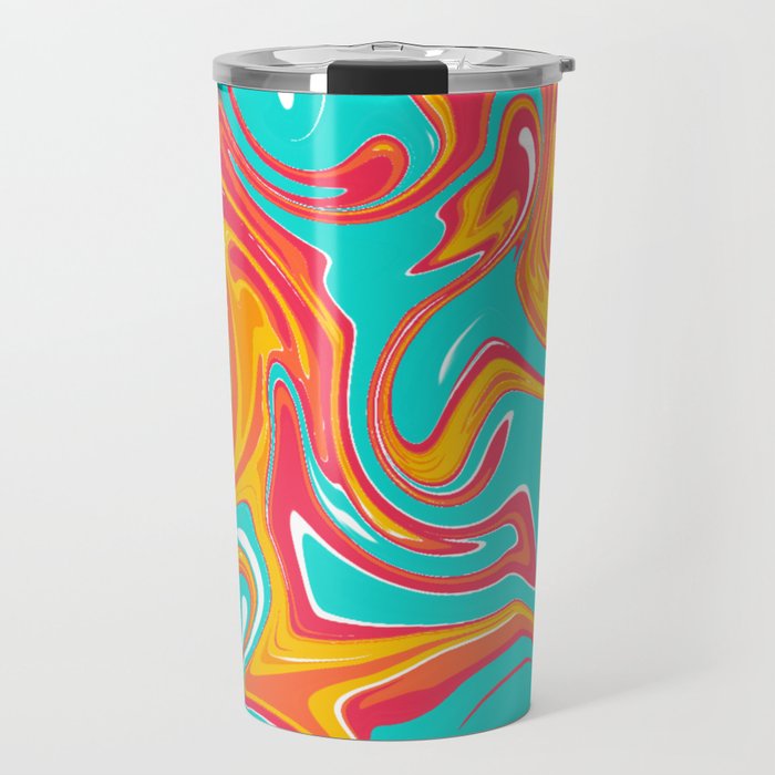 cute color pattern drawing Travel Mug