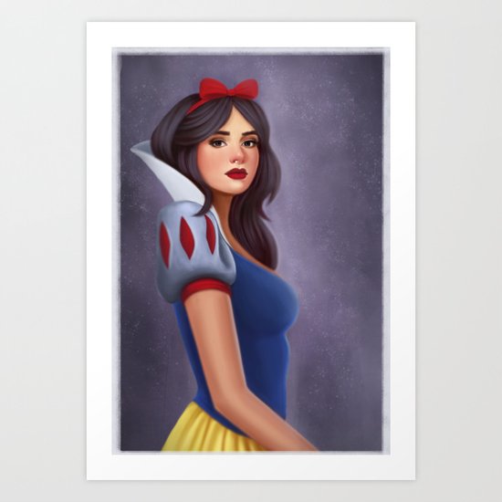 Princess Portrait Art Print
