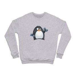 Dumbbell Penguin Gym Training Gift Crewneck Sweatshirt