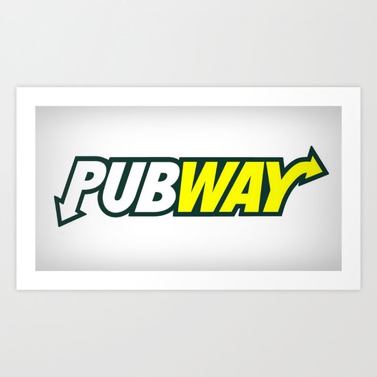 PUBWAY Art Print