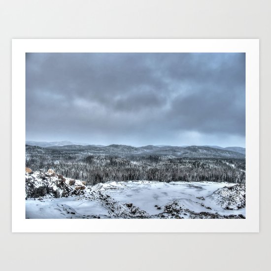 Winter Landscape Art Print