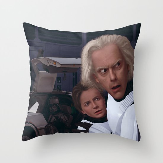 I Find Your Lack Of Jiggawatts Disturbing Throw Pillow
