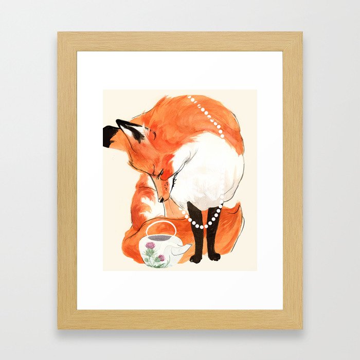 Velma's Teapot Framed Art Print