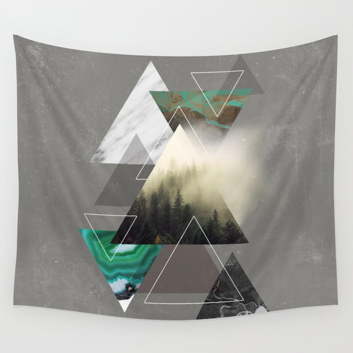 Triangles Symphony Wall Tapestry