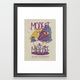 Modest Mouse gig poster. Art Print. Music Poster Art Print Framed Art Print