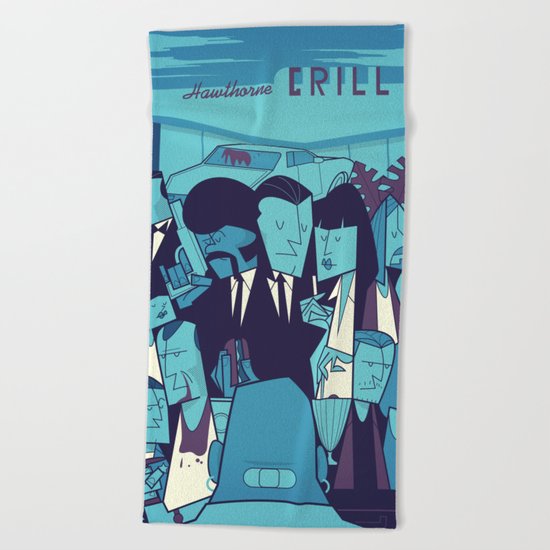 Royal with Cheese (variant) Beach Towel