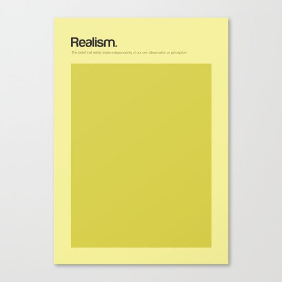 Realism Canvas Print