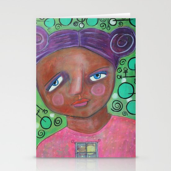 Let the Moonlight In Stationery Cards
