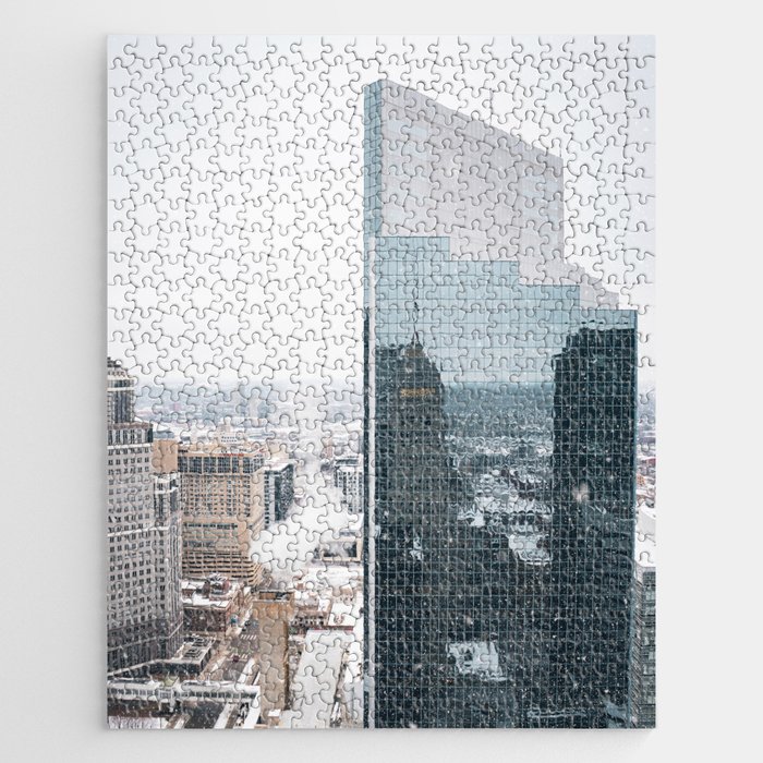Minneapolis in the Snow | Architecture Photography Jigsaw Puzzle