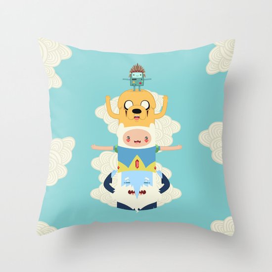 Adventure Totem Throw Pillow