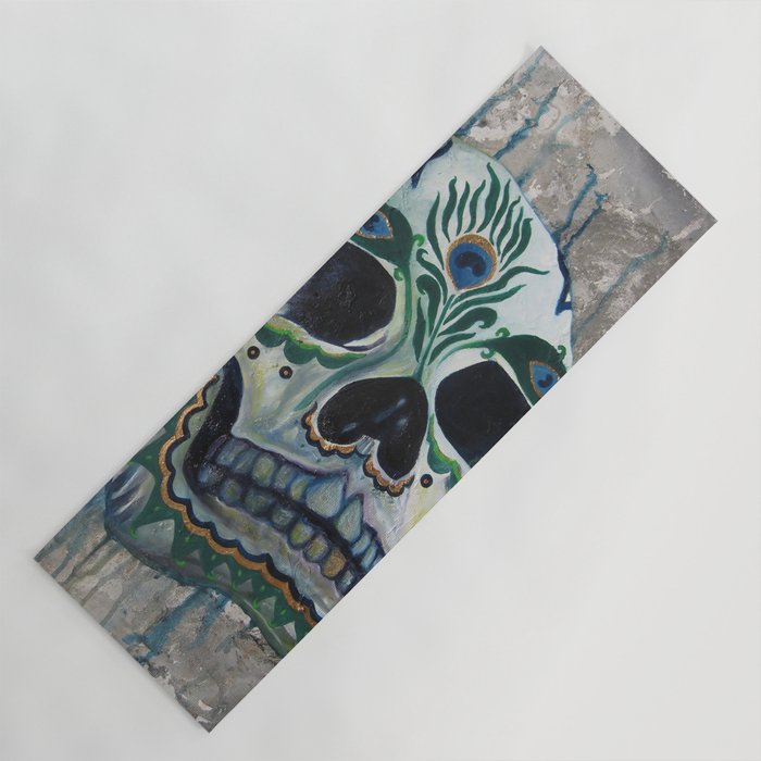 skull yoga mat
