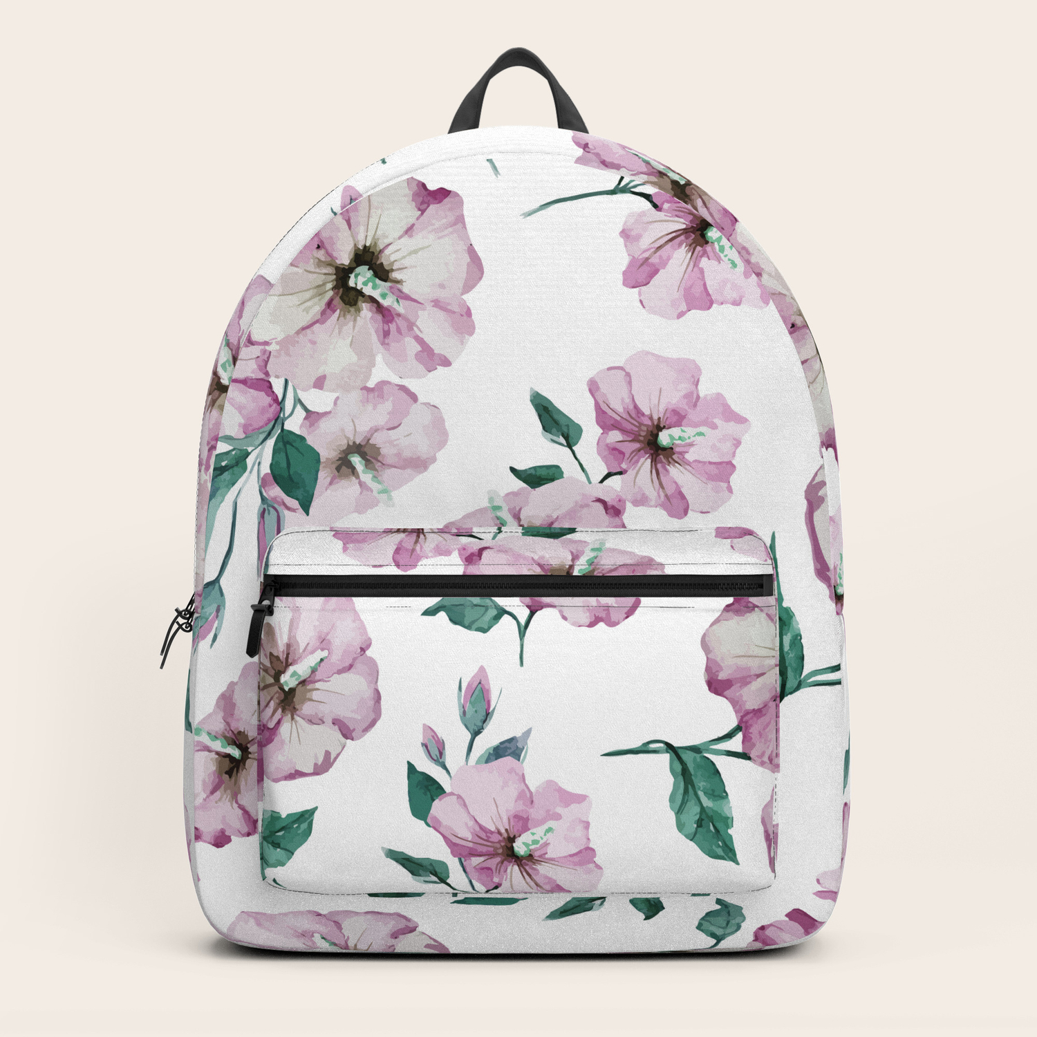pink flower backpack